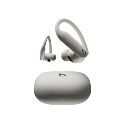 Beats Powerbeats Pro 2 - Wireless Noise Cancelling Workout Earbuds with Secure- Fit Earhooks, Up to 45-Hour Battery with Charging Case, Sweat & Water Resistant, Heart Rate Monitoring - Quick Sand - color: Quick Sand, style: Powerbeats Pro 2