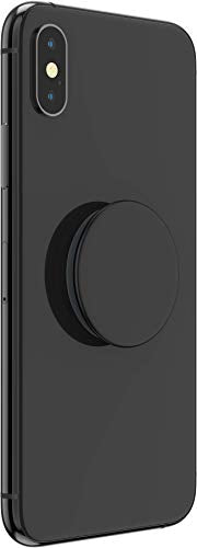 PopSockets Phone Grip with Expanding Kickstand, Adhesive Grip - Black