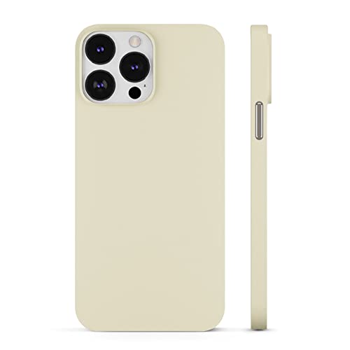PEEL Super Thin Case for iPhone 13 Pro Max (Bone) | Sleek, Minimalist Design, Branding-Free, Ultra Slim, Protects & Showcases Your Device - color: Bone, size: iPhone 13 Pro Max