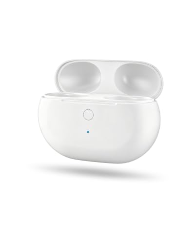 Charging Case Replacement for Beats Studio Buds - Earbuds Charger Case with Bluetooth Pairing Sync Button, 660mAh Battery (Earbuds Not Included), White - color: Beats Studio Buds White