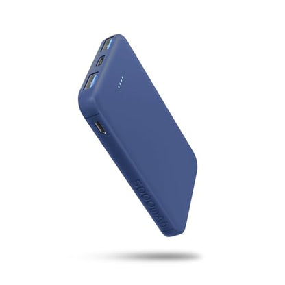 S22 Portable Charger, Mini Colorful Power Bank, PowerNano, 5000mAh External Battery Pack Compatible with iPhone 15/14/13/12/11/X All Series and Android Phone,Blue - color: blue