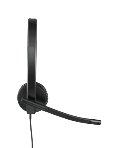 Logitech H570e Stereo Headphones with Noise Cancelling Microphone - Black - size: UC, style: Stereo