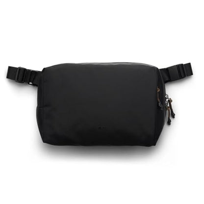 Allett Daily Sling Bag for Men & Women, Water-Resistant Nylon Crossbody - color: Black