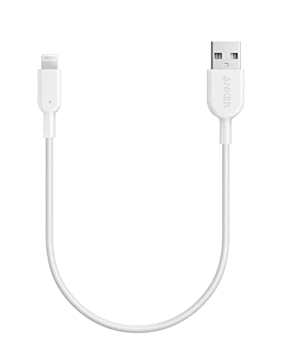 Anker Powerline II Lightning Cable, MFi-Certified (1 ft, White) - color: White, size: 1ft