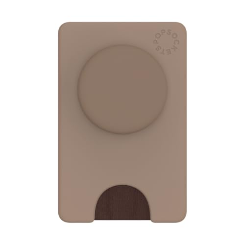 PopSockets Adhesive Phone Wallet with Grip- Latte - color: Latte Adhesive, style: Adhesive