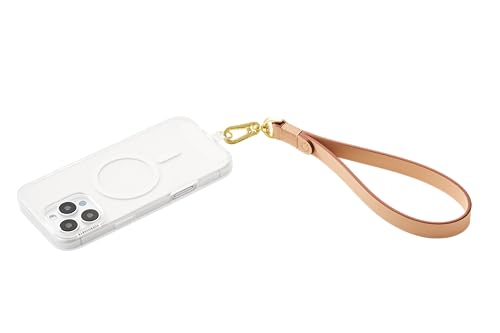 PopSockets Wristlet Phone Strap, Wrist Strap for Phone, Device Holder, Cute PopSockets - Softgoods Veg Tanned - color: Pleather Tan