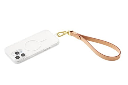 PopSockets Wristlet Phone Strap, Wrist Strap for Phone, Device Holder, Cute PopSockets - Softgoods Veg Tanned - color: Pleather Tan