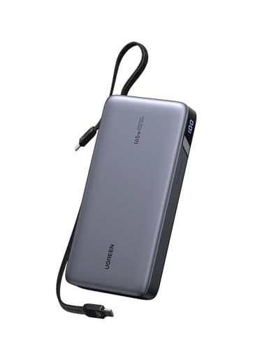 UGREEN Nexode 25000mAh 165W Built-in USB-C Power Bank for iPhone 18 Pro