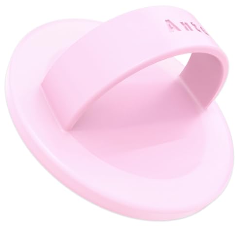 Anteel Magnetic Cellphone Grip Holder, Liquid Silicone Comfy and Portable, Removable Finger Loop Ring Holder for iPhone, Magnetic Loop for Magsafe Phone Case, Patent Pending (Light Pink) - color: Light Pink