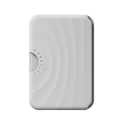 CASETiFY Snappy Ripple Wallet [Campatible with Magsafe] - Pebble Grey - color: Pebble Grey