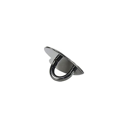 12Pcs Phone Charm Hook Adhesive (Black, Heart Shaped) - color: Black