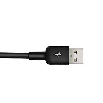 Duttek USB to Micro USB Splitter Cable, 3 in 1 USB 2.0 A Male to Three Micro USB Male 1 to 3 Sync Charging Cable Adapter Cord (25CM/10 Inch) - color: Black, style: 3 in 1