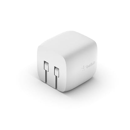 Belkin 30W GaN USB C Charger Block, Fast Charging for Travel - size: Single Port (30W) GaN