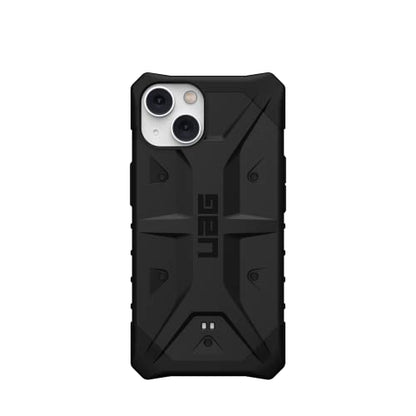 URBAN ARMOR GEAR UAG Designed for iPhone 14 Case Black 6.1" Pathfinder Slim Lightweight Shockproof Dropproof Rugged Protective Cover Compatible with Wireless Charging - color: Pathfinder - Black