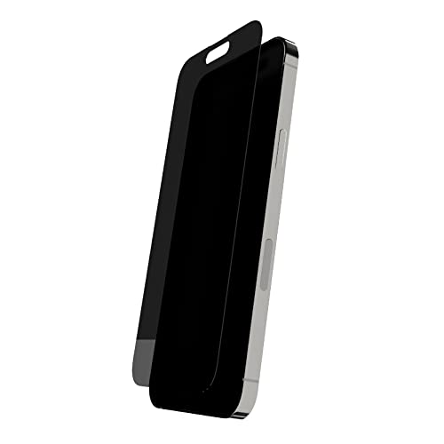 BodyGuardz Pure 3 Privacy Screen Protector for iPhone 14 Pro Max, 2-Way Privacy Technology With Maximum Strength 9H Anti-Spy Tempered Glass, Easy Installation, Perfect Touch Sensitivity
