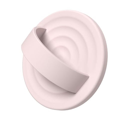 Magnetic Phone Grip for MagSafe, Silicone Ring Grip, Lovely Pink - color: Lovely Pink