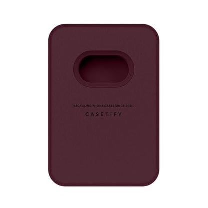 CASETiFY Snappy Ripple Wallet [Campatible with Magsafe] - Mulberry - color: Mulberry