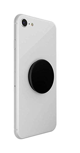 PopSockets Adhesive Phone Grip, Holder- Aluminum Black - color: Alum Black, style: Adhesive