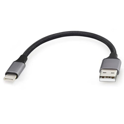 USB to USB C Cable Short 6-Inch Cell Phone Cord for Samsung Galaxy A16/A15