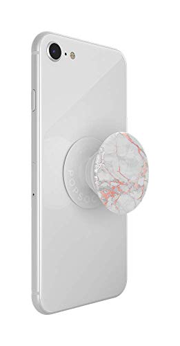 PopSockets Adhesive Phone Grip, Holder- Rose Gold Lutz - color: Pink Marble, size: small