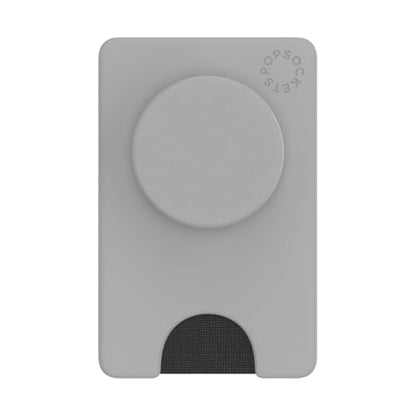 PopSockets Adhesive Phone Wallet with Grip- Tech Grey - color: Tech Grey, style: Adhesive