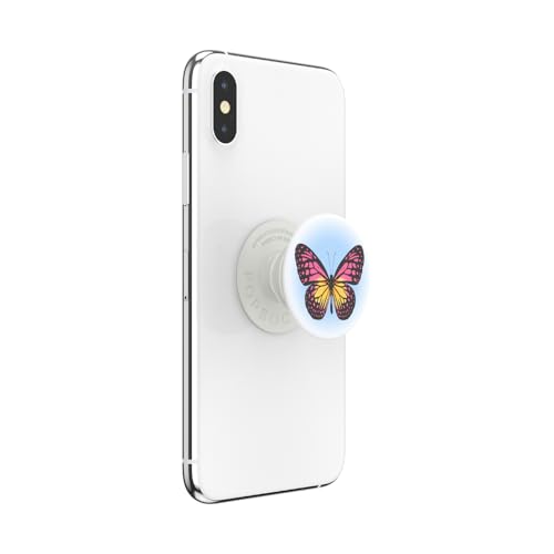 PopSockets Adhesive Phone Grip, Holder, Phone Stand, Butterfly - Wings of Desire - color: Wings of Desire, style: Adhesive