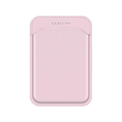 CASETiFY Snappy BioVeg Tumbled Wallet [Compatible with Magsafe] - Pink - color: Pink