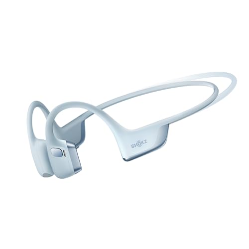 SHOKZ OpenRun Pro 2 Mini Bone Conduction Bluetooth Sport Headphones,Blue - color: Blue, size: Mini