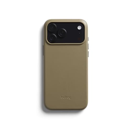 Bellroy Phone Case for iPhone 17 Pro Max (Leather Phone case) - Khaki - color: Khaki