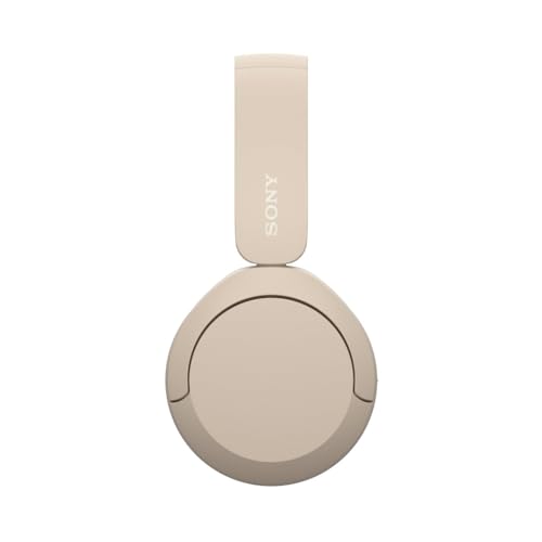 Sony WH-CH520 Wireless On-Ear Bluetooth Headphones with Mic, Cappuccino - color: Cappuccino