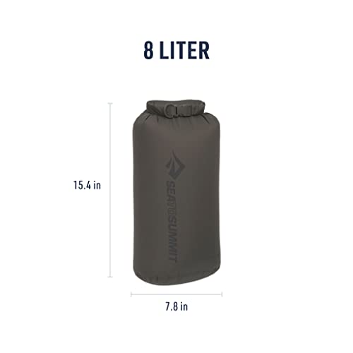 Sea to Summit Lightweight Dry Bag, Multi-Purpose Dry Storage - color: Beluga Grey, style: 8 Liter