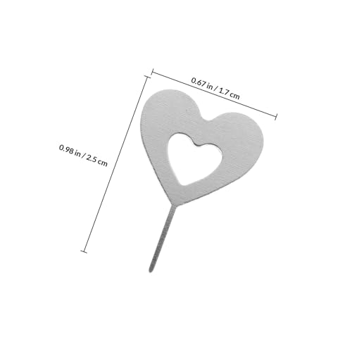 100pcs Heart Shaped Sim Card Ejector Pins Iron Portable Tool
