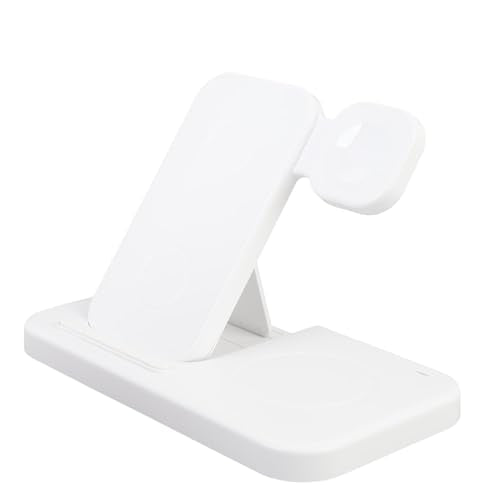 Foldable 4 in 1 Wireless Charging Station Phones Earphones Watch Charger Stand Lightweight for Travel Work