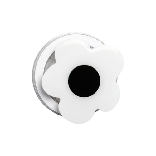 Cute Flower Series Collapsible Design Phone Grip (Magnetic, Black) - color: Black, style: Magnetic