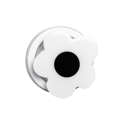 Cute Flower Series Collapsible Design Phone Grip (Magnetic, Black) - color: Black, style: Magnetic
