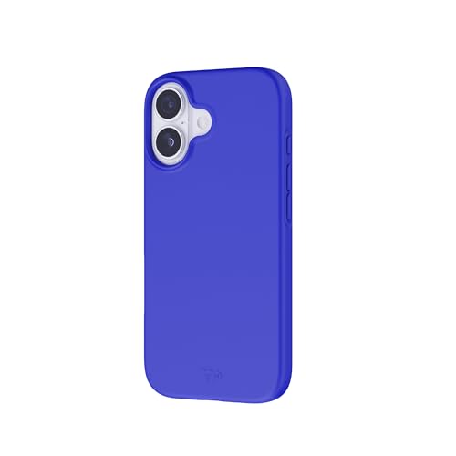 Tech21 EvoLite Case for iPhone 17 – Electric Blue | Slim Protective Case | Impact Protection | Wireless Charging Compatible - color: Blue, size: iPhone 17