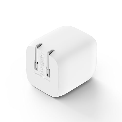 Belkin 45W Dual GaN USB C Charger Block, Fast Charging for Travel - style: 45W White