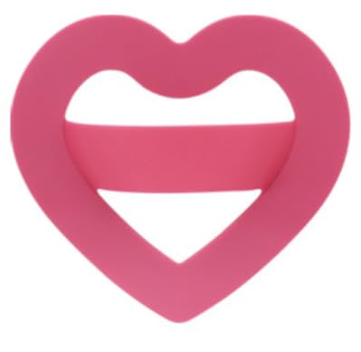 Silicone Loop Ring Grip Holder, Self-Adhesive Love Finger Loop Holder, Soft and Portable,Compatible Most Phone Models(Rose Pink)