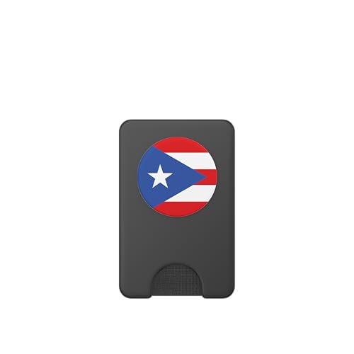 Puerto Rico Flag PopSockets PopWallet for MagSafe - style: Magnetic PopWallet