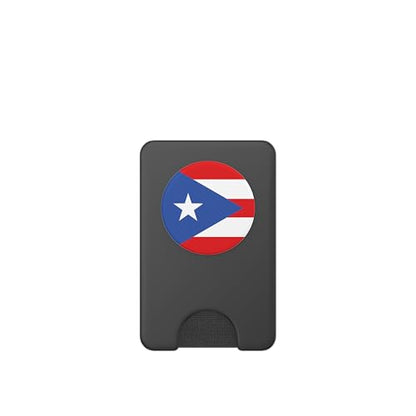 Puerto Rico Flag PopSockets PopWallet for MagSafe - style: Magnetic PopWallet