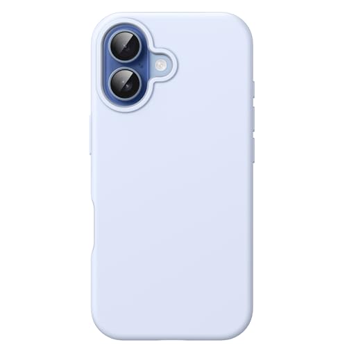 JETech Silicone Case for iPhone 17, Blue | Silky Soft Touch, Shockproof Protection, Scratch Resistant, Microfiber Lining - color: Blue, size: iPhone 17