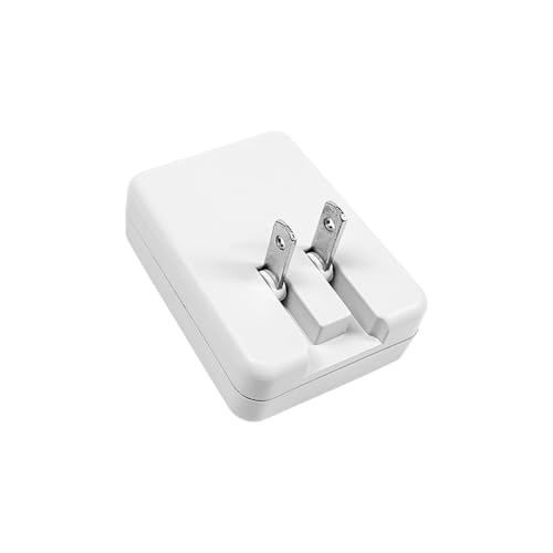 5V 2.1A 2A 1A Flat USB Wall Charger, Retractable USB Power Adapter Charging Block 10W 10.5W 5W AC Power Adapter Compatible with iPhone, iPad, Samsung, Tablet, Kindle-White-1PCS (10.5W-5V 2.1A)