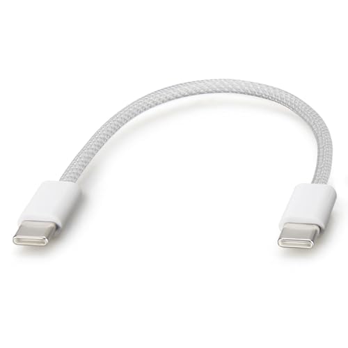 Short USB C Cable 6 Inch Charger Cord for iPhone 16 17 Plus Pro Max/Carplay
