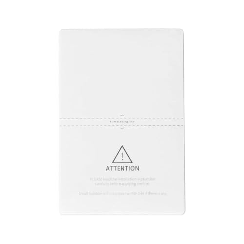 Pack of 50 Small Hydrogel Protectors 180mm x 120mm (Clear Matte)