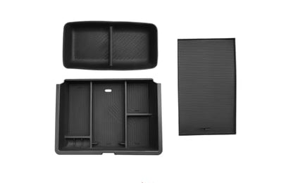 LFOTPP 3PCS Center Console Organizer for 2014-2018 Chevy Silverado/GMC Sierra 1500& 2015-2019 Silverado & Sierra 2500HD/3500HD Accessories- Full Console w/Bucket Seats Only - color: 2014-2018 Chevy Silverado Armrest Tray