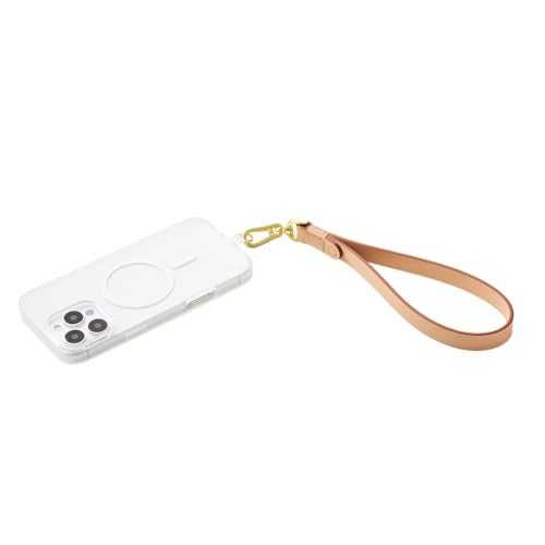 PopSockets Wristlet Phone Strap, Wrist Strap for Phone, Device Holder, Cute PopSockets - Softgoods Veg Tanned - color: Pleather Tan