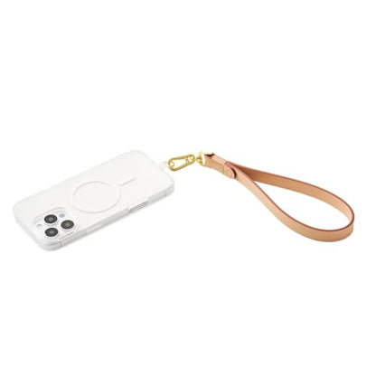 PopSockets Wristlet Phone Strap, Wrist Strap for Phone, Device Holder, Cute PopSockets - Softgoods Veg Tanned - color: Pleather Tan