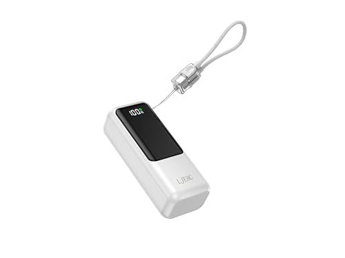 Mini Portable Charger 10000mAh 22.5W PD Small Power Bank Fast Charging - color: White