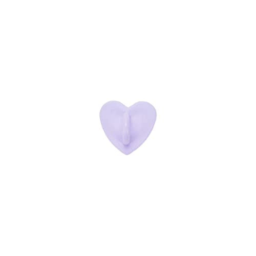 12Pcs Phone Charm Hook Adhesive (Purple, Heart Shaped) - color: Purple