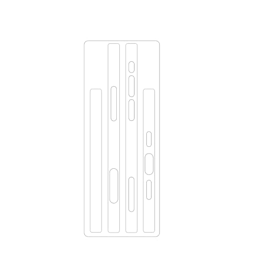 2 Pack Transparent Side Hydrogel Film For iPhone 16 Pro Max Frame Sticker Border Anti-scratch Bubble Free Protective Films
